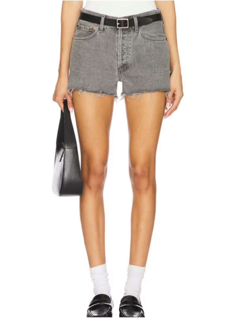 AGOLDE Parker Cut Off Short in Union Size 28